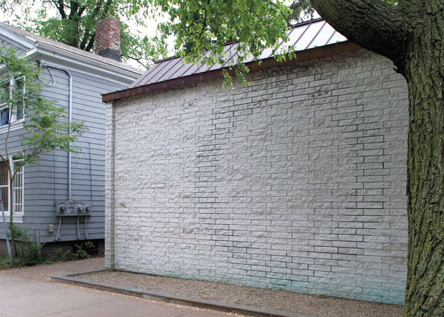 The clubhouse - known as the “Tomb” - of the Skull and Bones